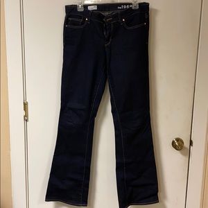 Gap dark blue, bootcut jeans